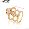 12872-Xuping Copper Alloy Factory Price 3pcs Different Size Set Rings